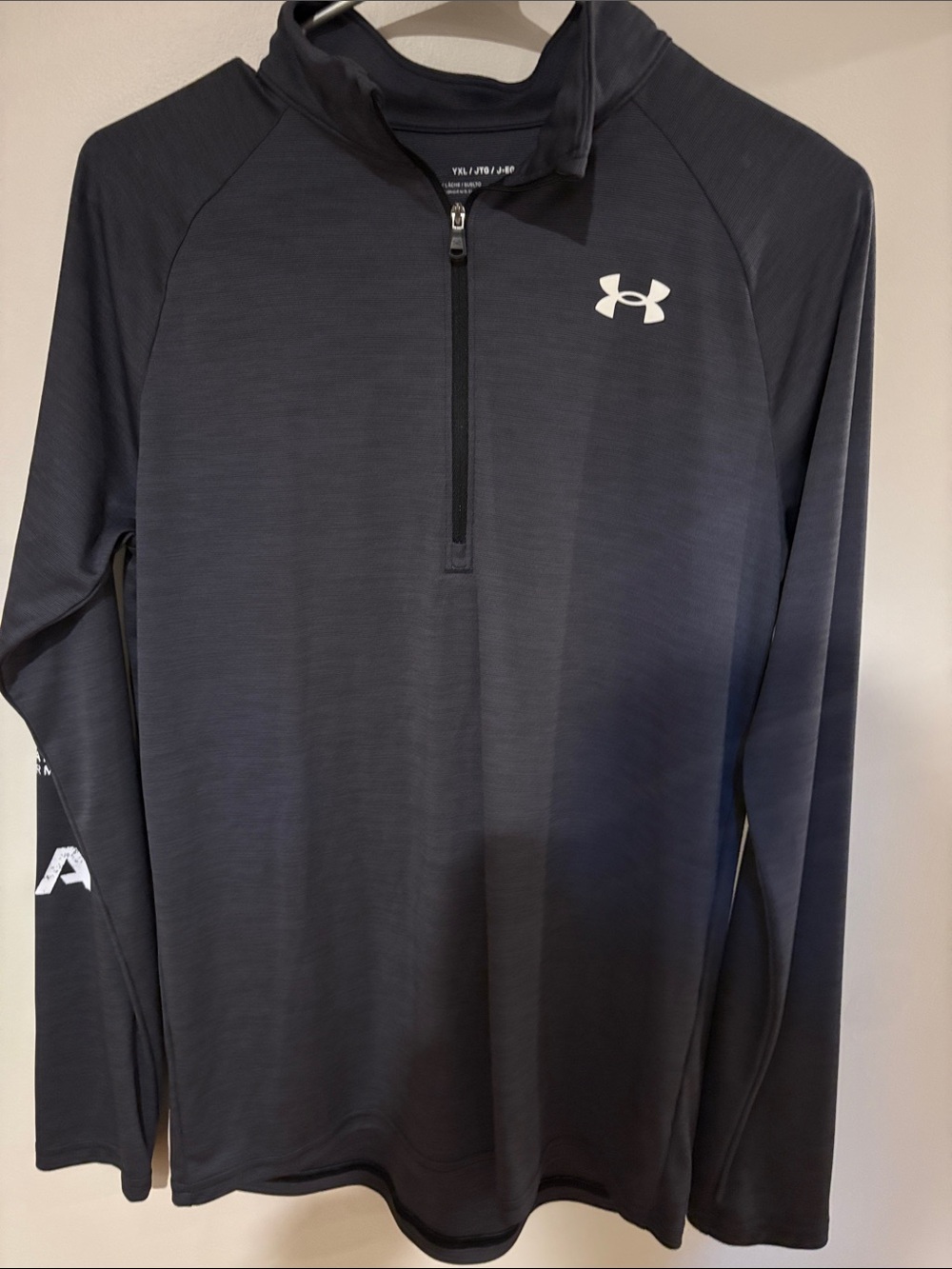 Under Armour dark gray Half-Zip Boys Performance Pullover